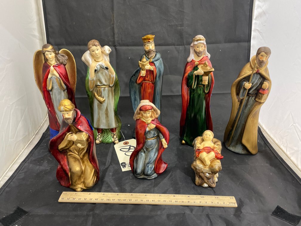 8 Pc Nativity Scene