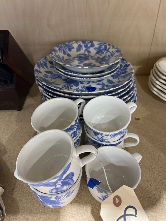 Stoneware Plates - Cups - Bowl