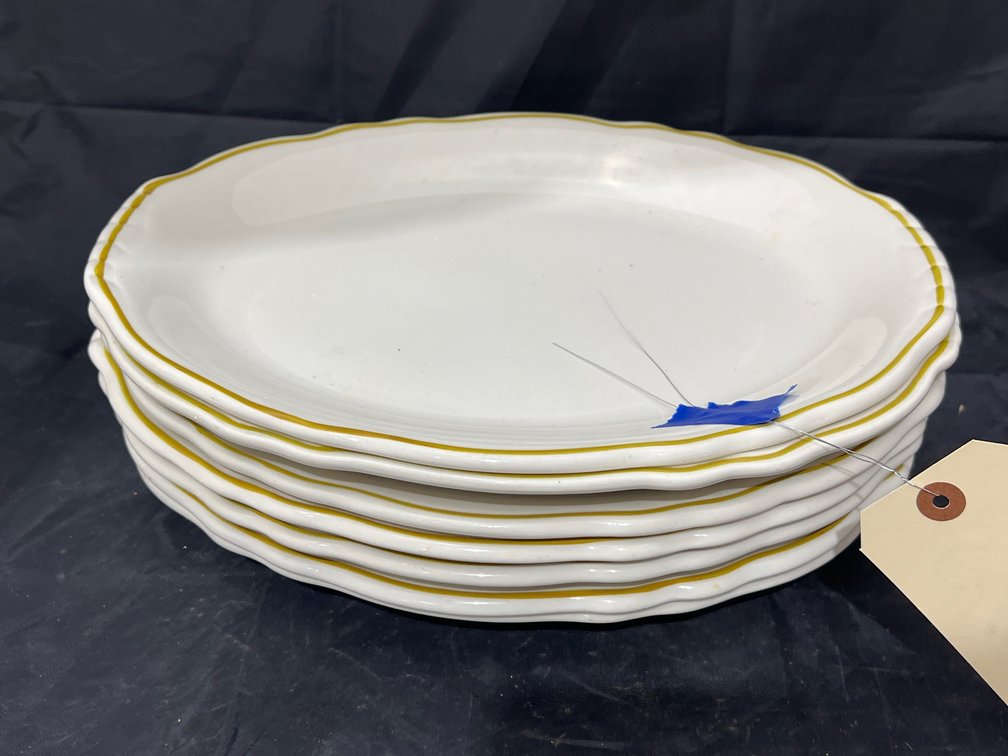 7pcs Home Laughlin Platters