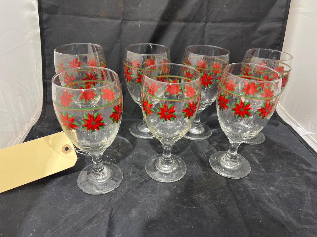 7 Pcs - Holiday Stemware