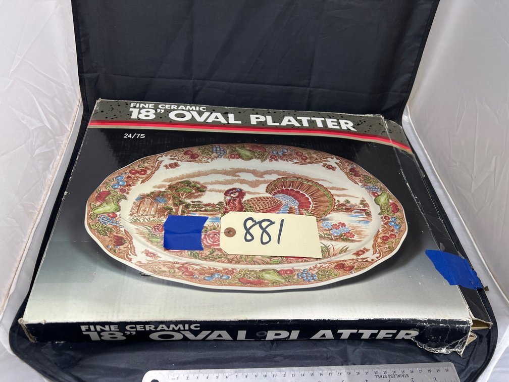 18" Ceramic Platter