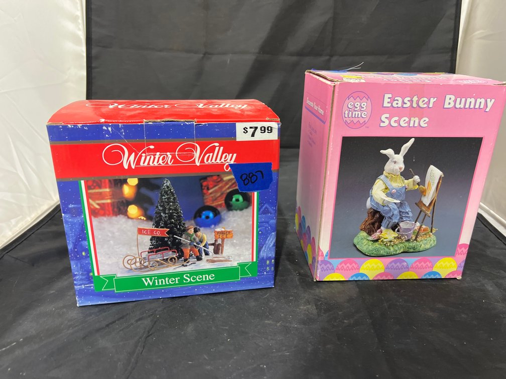2 Pcs - Easter & Christmas Figures