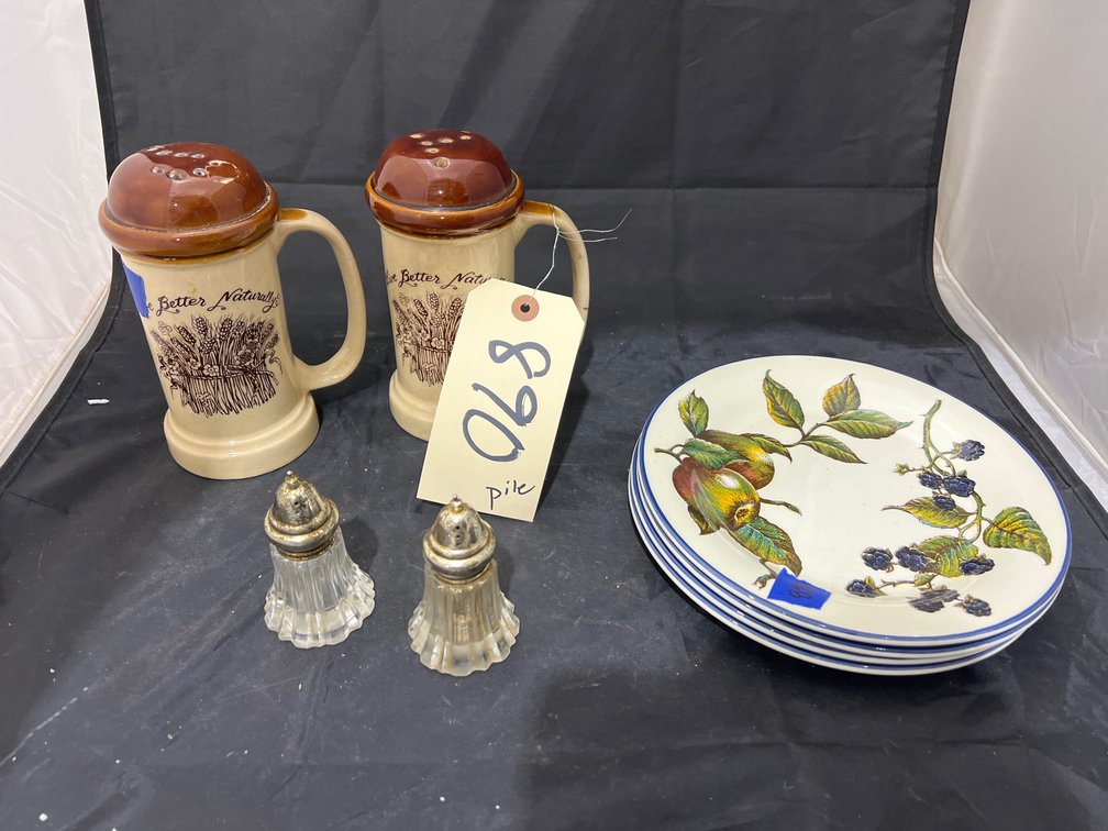 Saucers - Stoneware Salt/Pepper & More