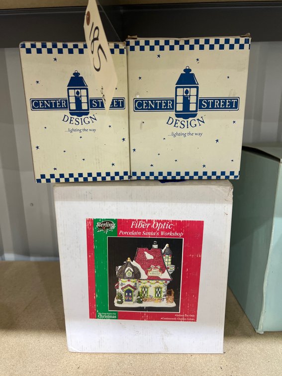 3 Pcs - Holiday Decor & Christmas Village Building