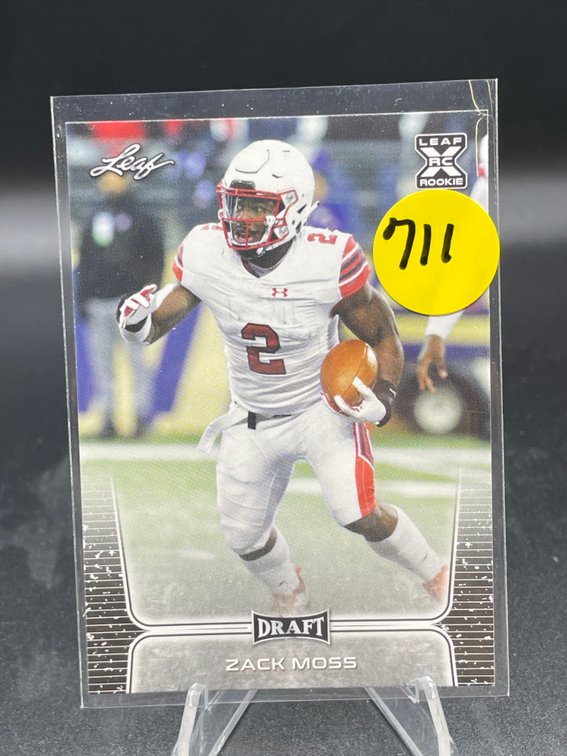 2020 LEAF DRAFT #60 ZACK MOSS RC NM-MMT