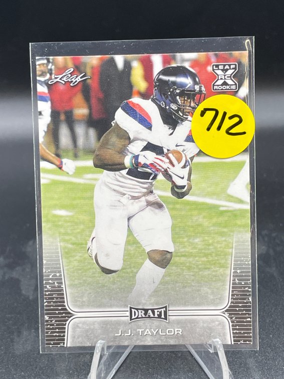 2020 LEAF DRAFT #34 J.J. TAYLOR RC NM-MNT