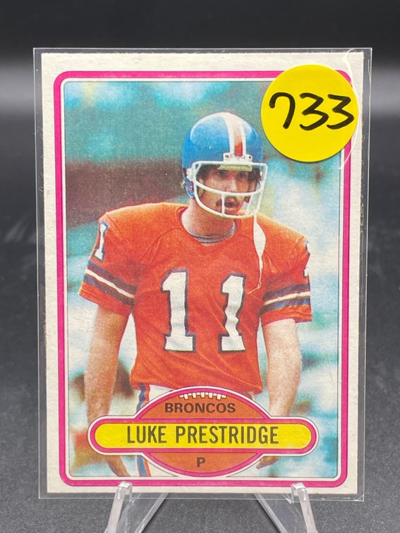1980 TOPPS #427 LUKE PRESTRIDGE HIGH GRADE CARD NM-MNT