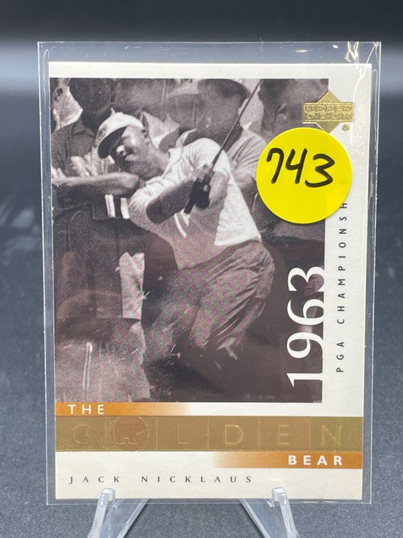 2001 UPPER DECK GOLF #108 JACK NICKLAUS PGA CHAMPIONSHIP NM-MNT