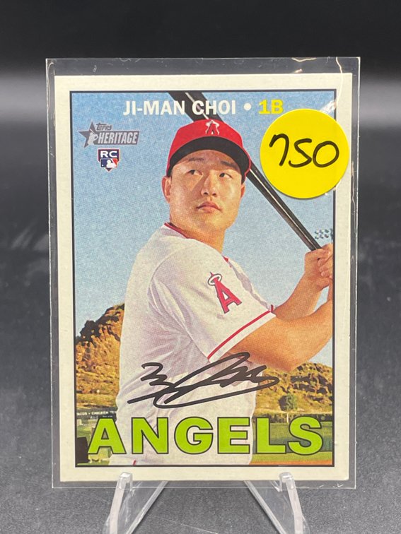 2016 Topps Heritage #599 JI-MAN CHOI (RC)