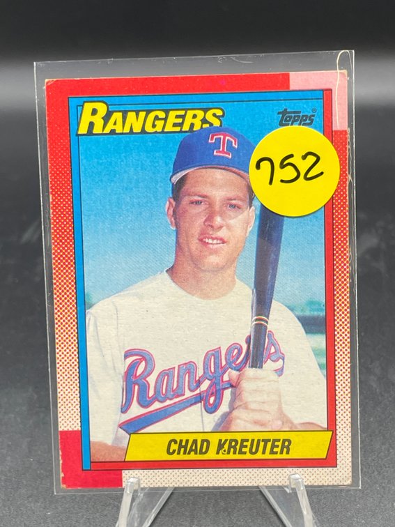 1990 TOPPS #562 CHAD KREUTER RC NM-MNT