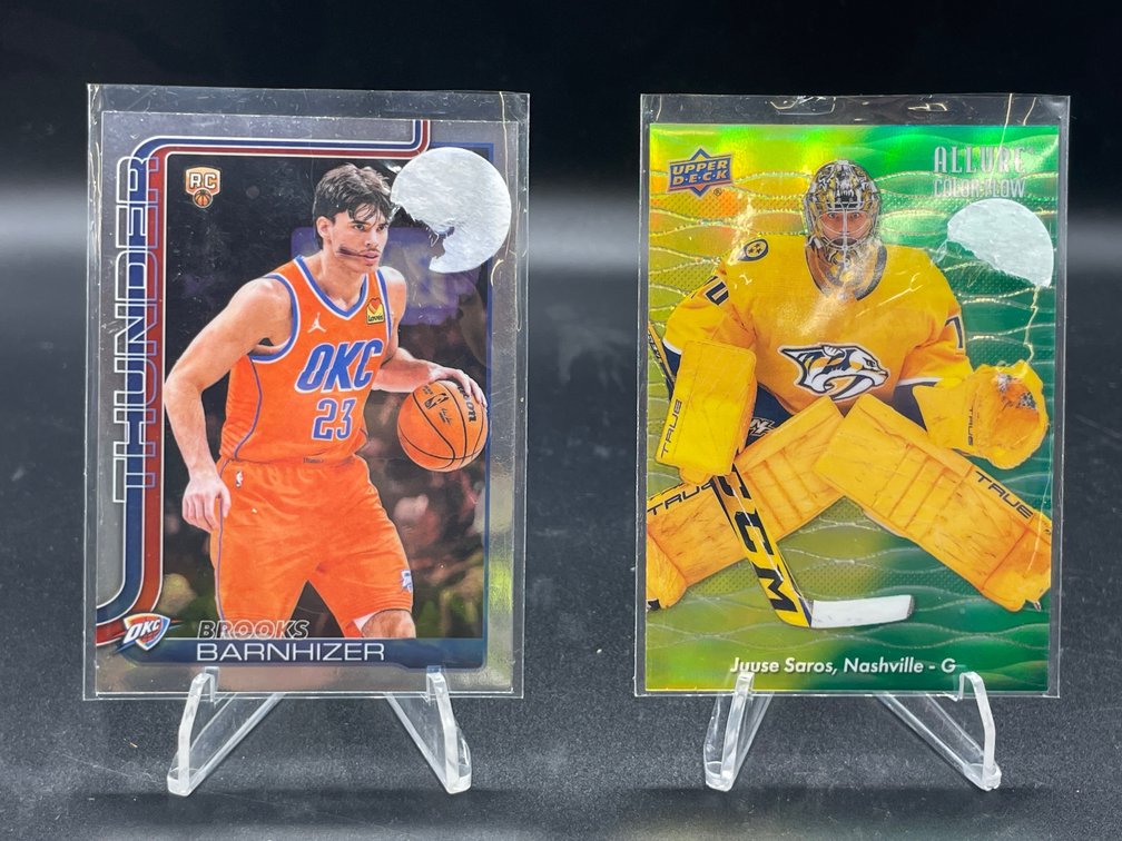 2 Cards - OKC Thunder & Allure Hockey Card