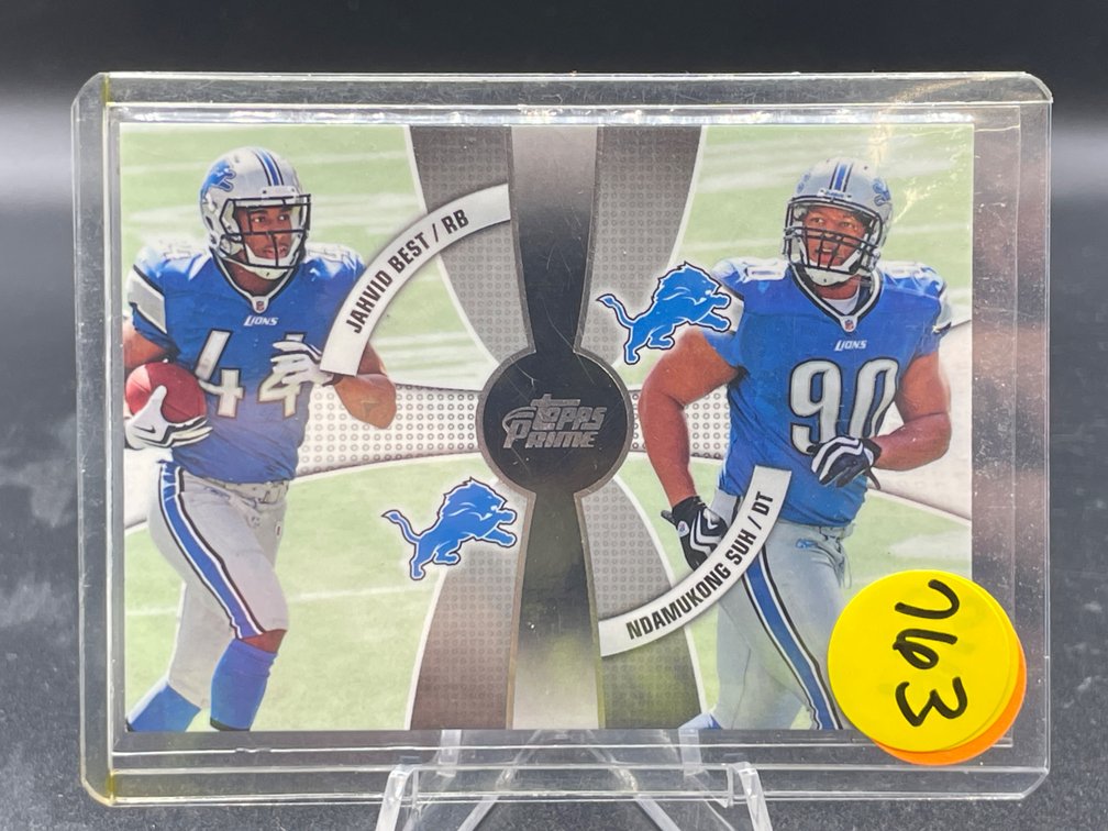 Topps Prime Card Jahvid Bett/Ndamukong Sun