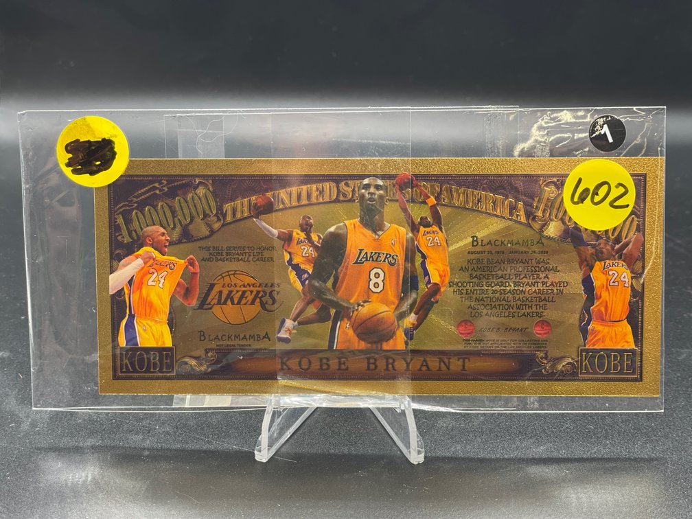 KOBE BRYANT 1,000000 24 K GOLD FOIL