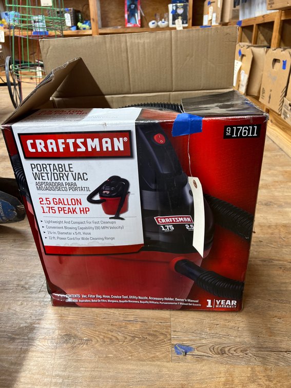 Craftsman 2.5 Gal Shop Vac