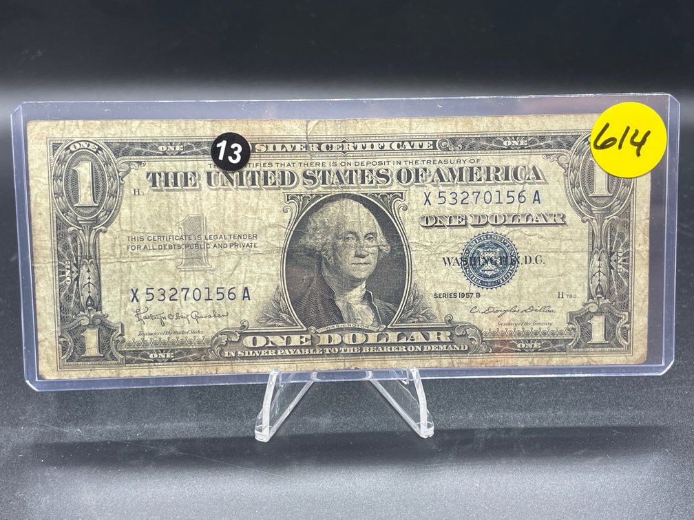 1957 B$1 SILVER DOLLAR