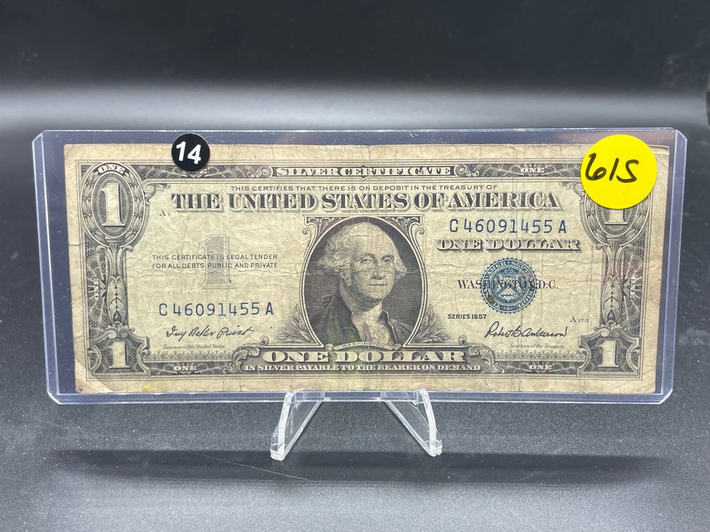 1957 $1 SILVER DOLLAR