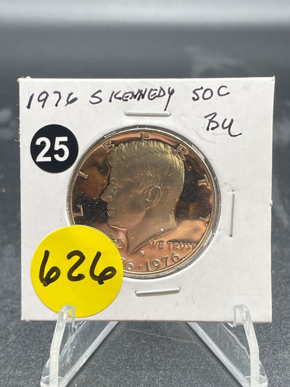 1976 S KENNEDY 50 C BU PROOF