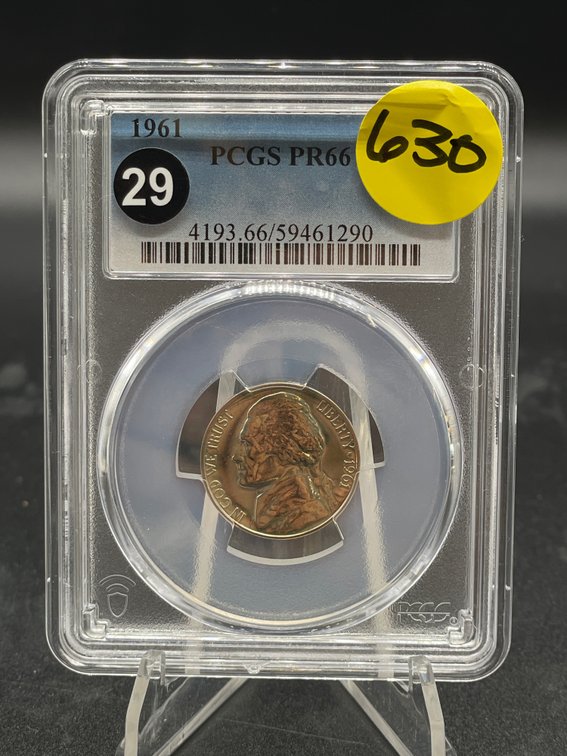 1961 NICKEL PR66 PCGS