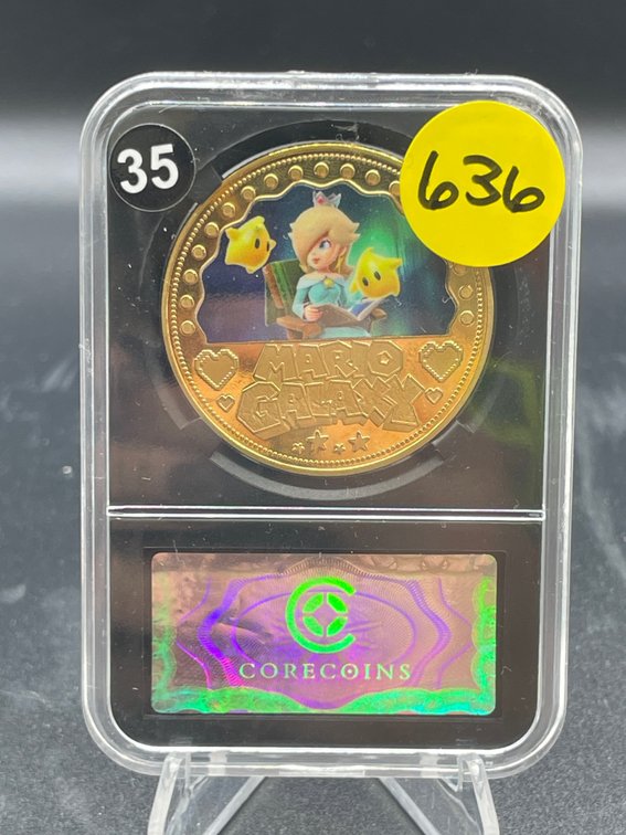 SUPER MARIO GALAXY COMMEMORATIVE COIN ROSALINA WITH HER LUMAS