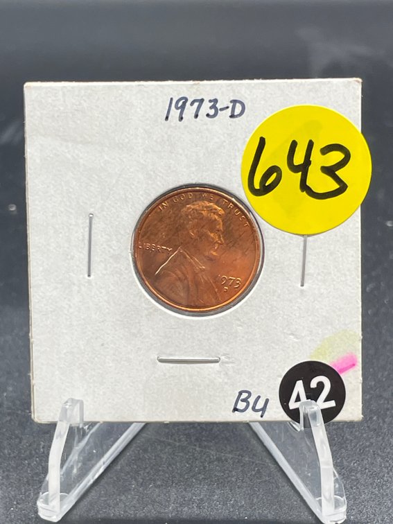 1973 D PENNY BU