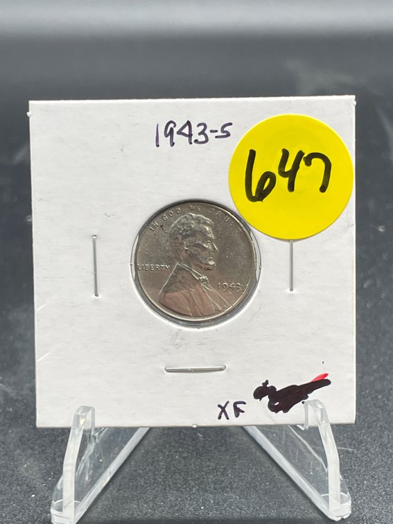 1943 S PENNY XF