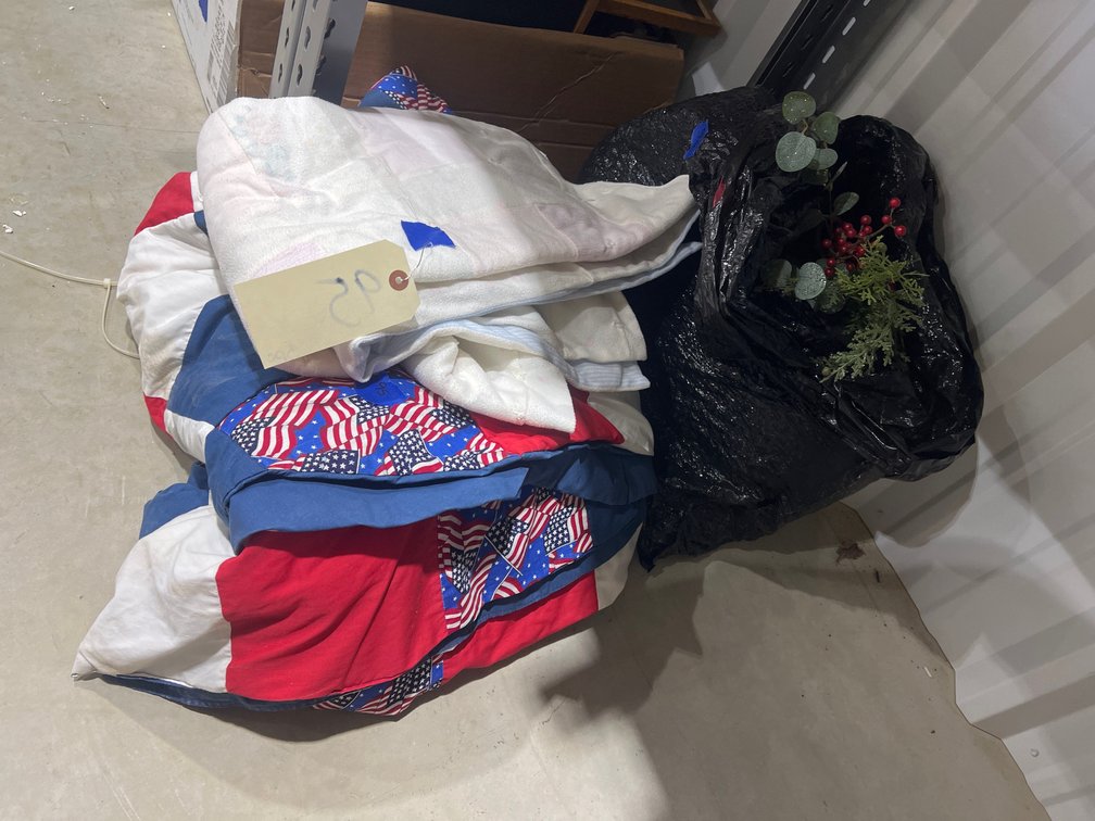 3 Pcs - 2 Blankets & Holiday Greenery