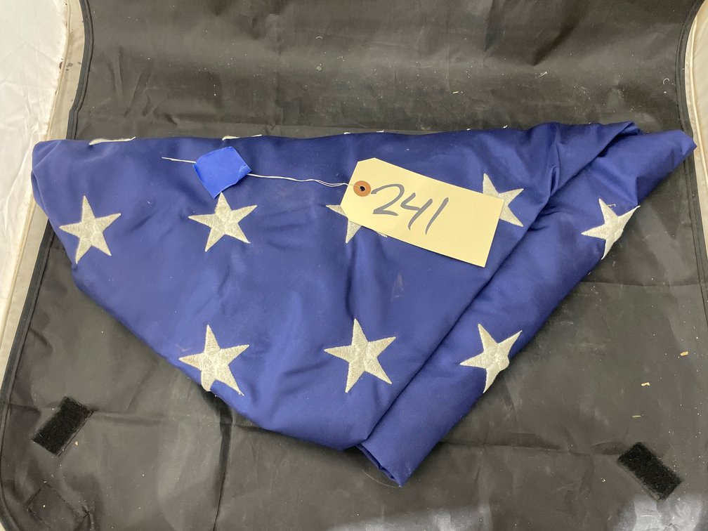 American Flag w/Embroidered Stars
