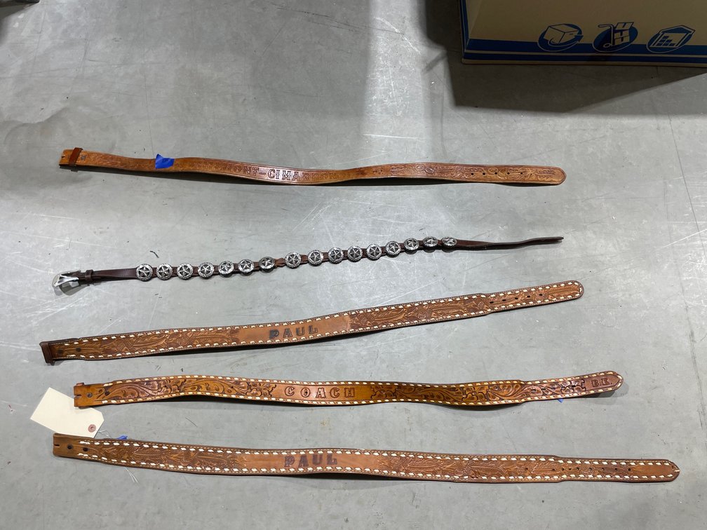 5 Pcs - Assorted Western Belts