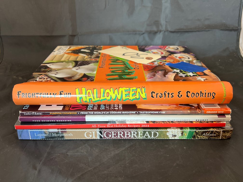 5 Assorted Books - Holiday Cookbooks