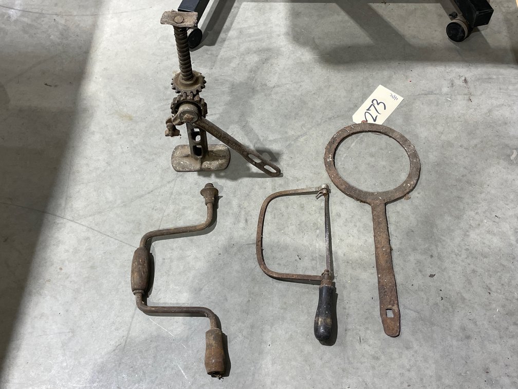 Vintage Jack - Hand Drill - Hand Saw & More