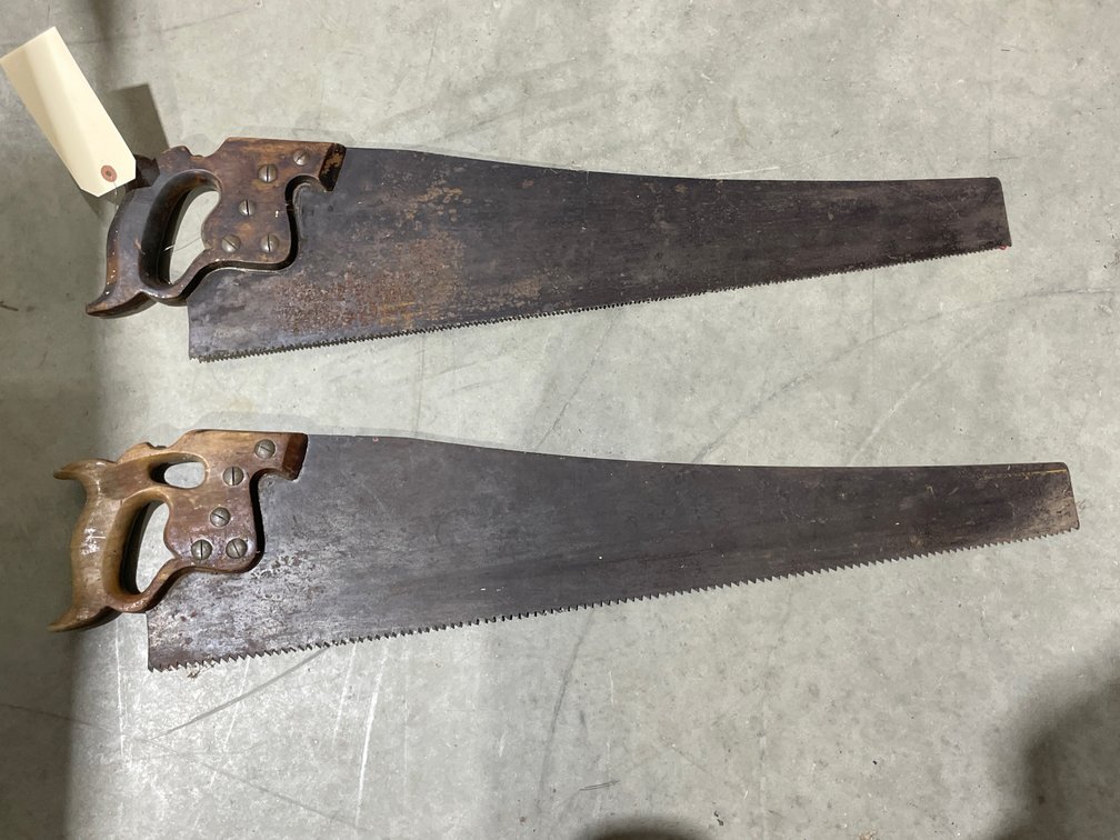 2 Vintage Hand Saws