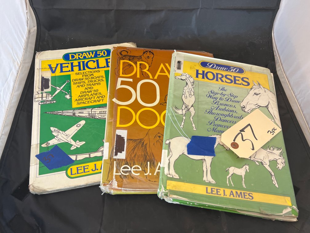 3 Pcs - Hardback "How to Draw" Books