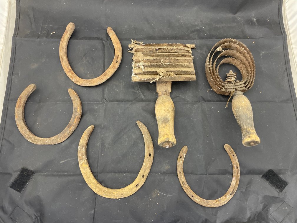 Vintage Horse Shoes & Vintage Tools