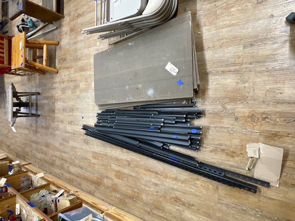 Metal/Wood Garage Shelf - needs assembly 48"x24"