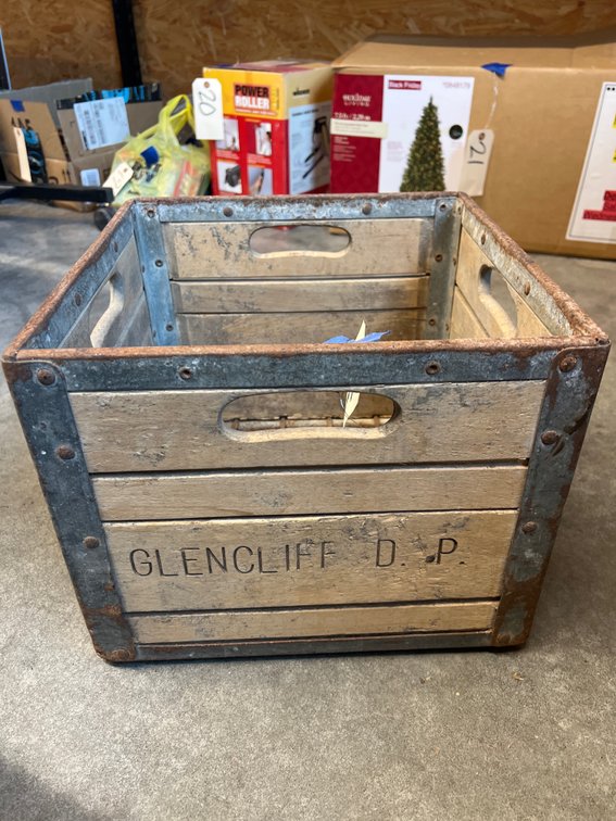 Wooden Crate Glencliff D.P. 13"x13"x11"
