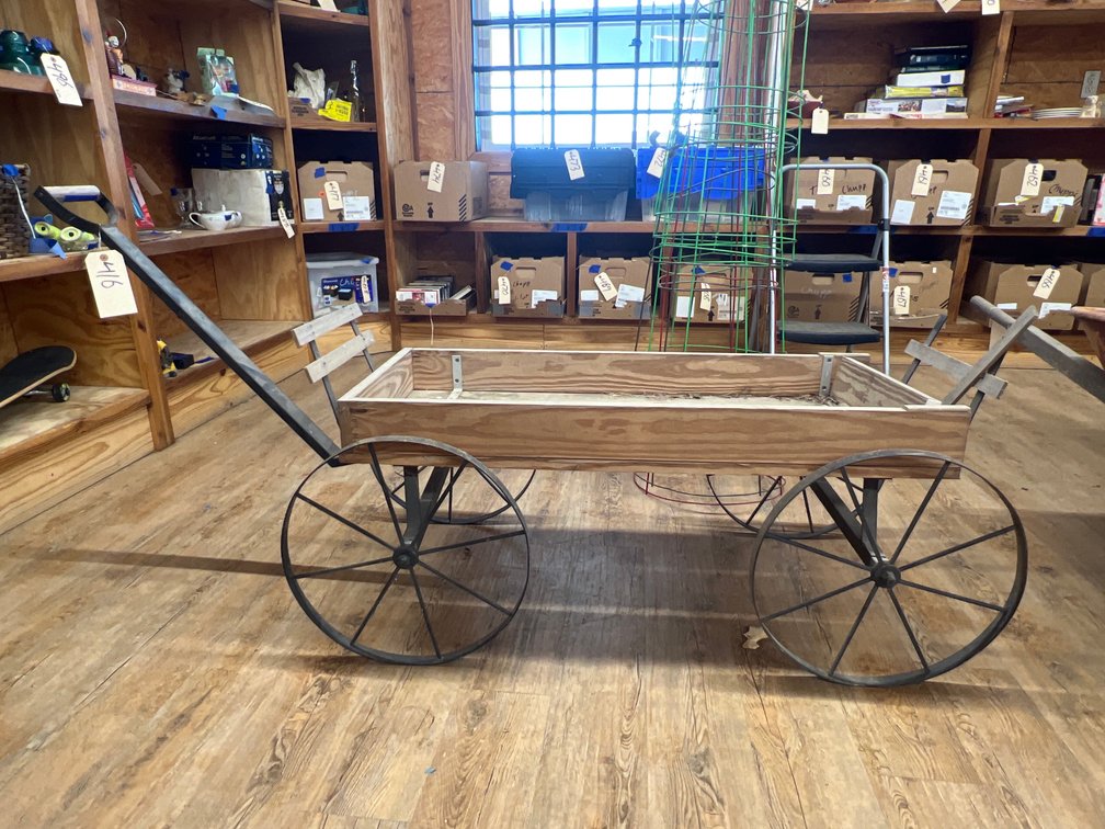 Wooden Buggy/Basket 44"x17"