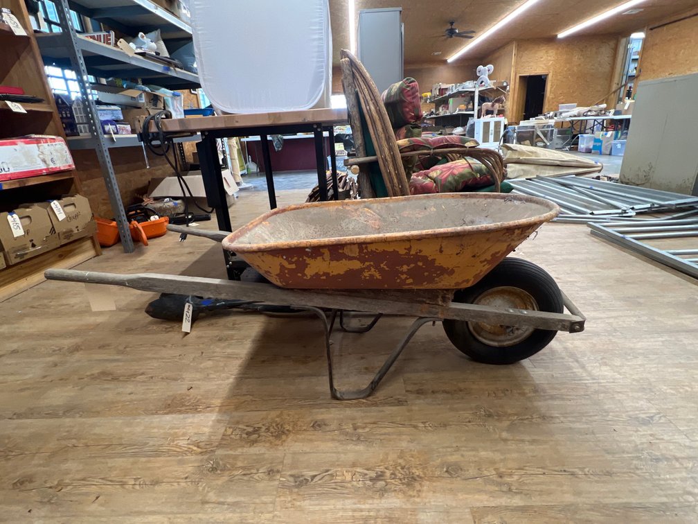 Metal Wheelbarrow