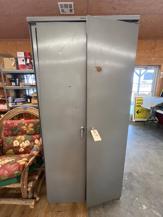Steelcase Metal Storage Cabinet w/Shelves 36"L x 17"W x 78"H