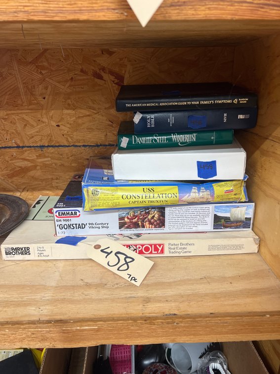 Books - Board Games - Ship Models