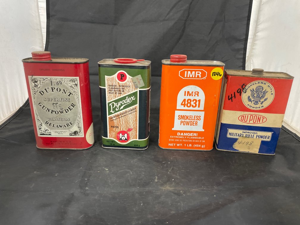 4pc - Powder Jugs Empty