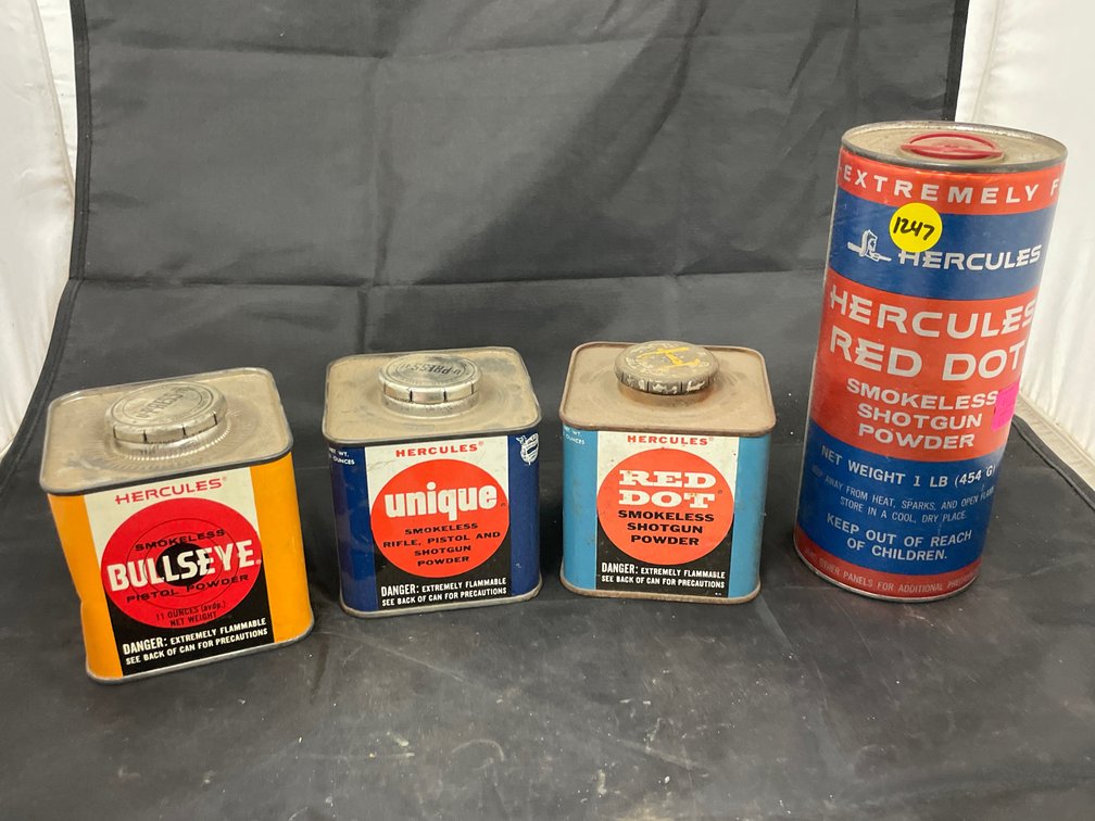 4pc - Powder Jugs Empty