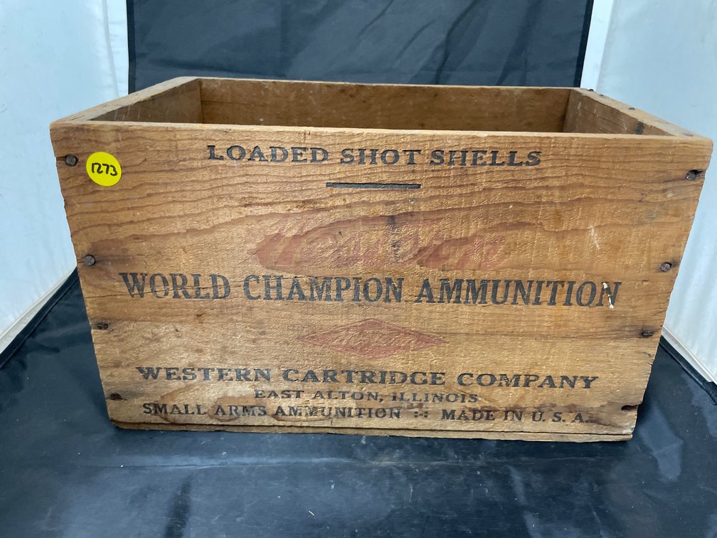 Wooden Ammo Box