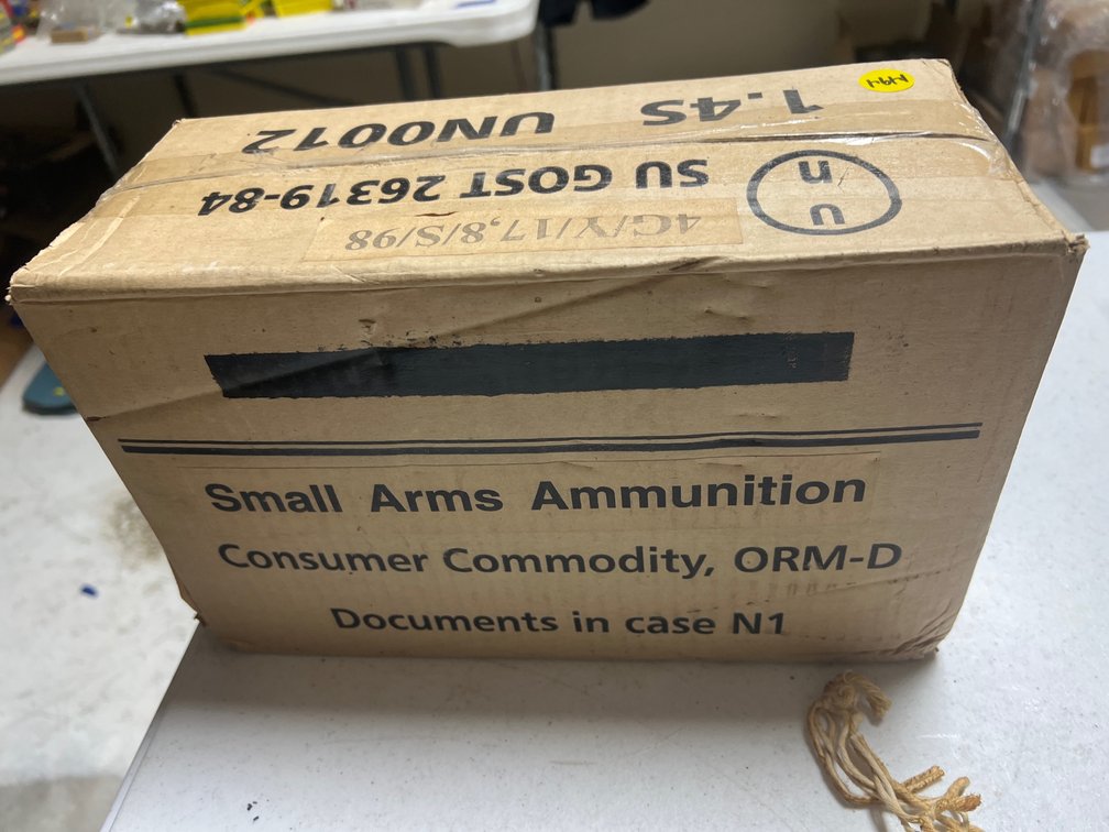 Box of 1000 Rounds 7.62X39 Ammo