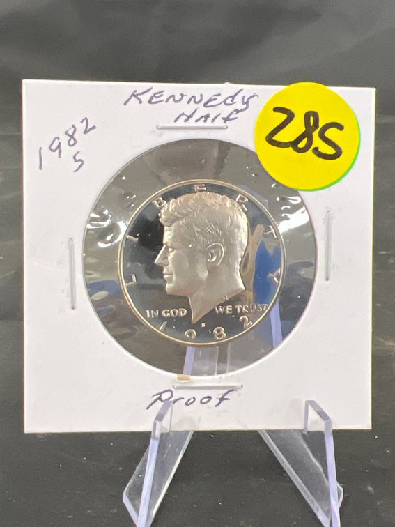 1982-S Proof Kennedy Half Dollar