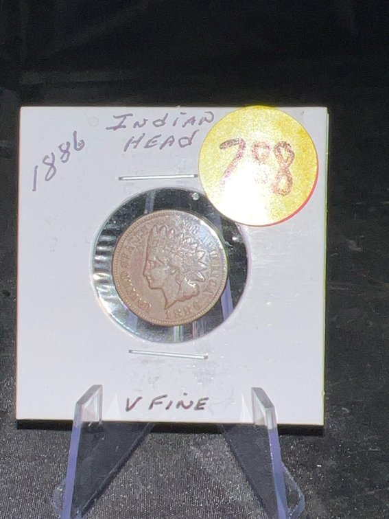 1886 Indian Head Cent Very Fine