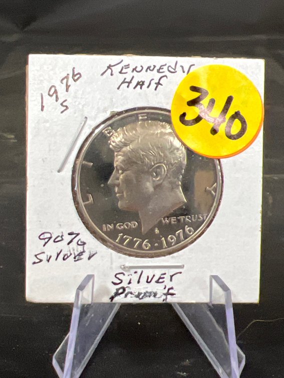1976-S Proof 90% Silver Kennedy Half
