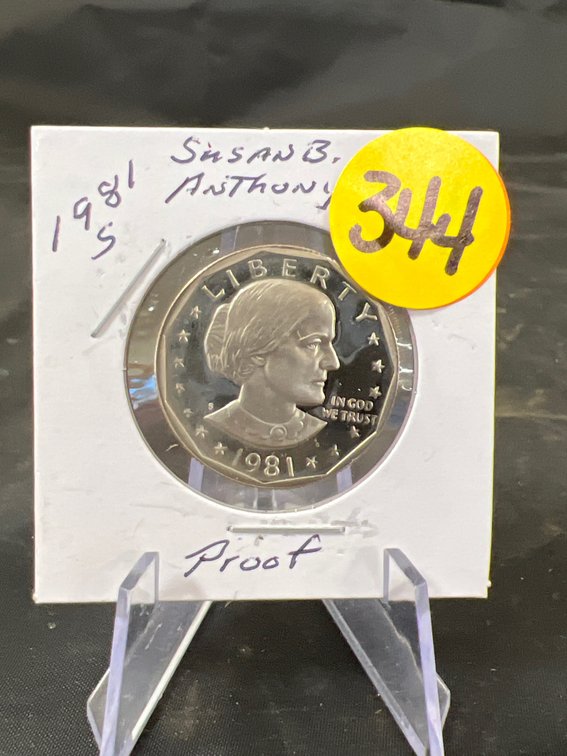 1981-S Proof Susan B. Anthony Dollar