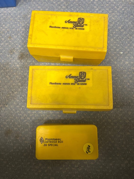 3 Pcs - 2 Cases 7.7 x 58 Jap Brass - 38 Special Brass
