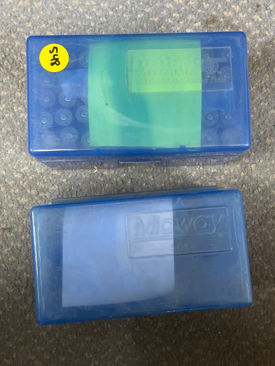 2 Pcs - 303 British Ammo & Partial Box Ammo cal unk