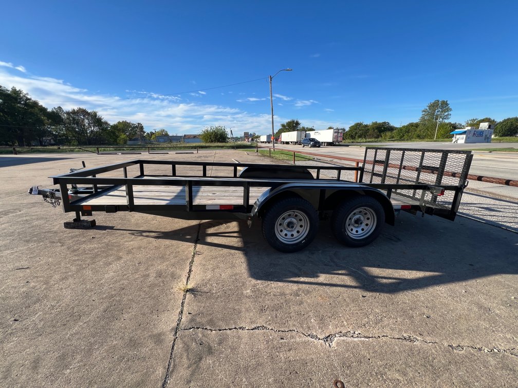 2 Axle Flatbed Trailer 82in x 16ft